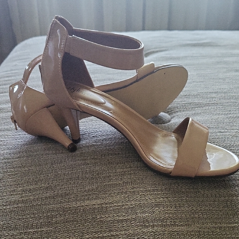 NWOT Style & Co. Nude Patent Heels
